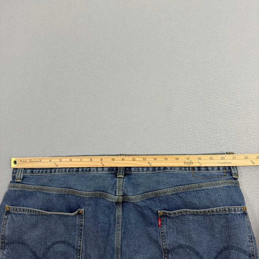 Vintage Levis Jean Shorts Men's 42 Blue 12